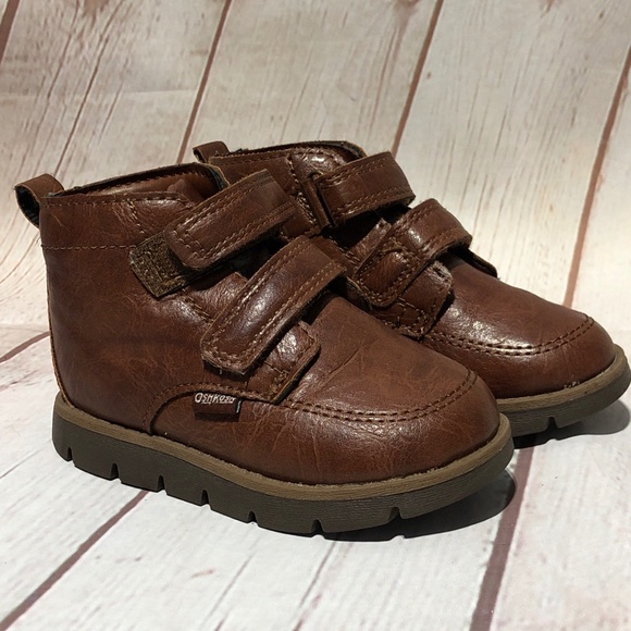 OshKosh B'gosh Shoes Oshkosh Bgosh Brown Pierce Toddler Boys Ankle Boots Size 5 Poshmark